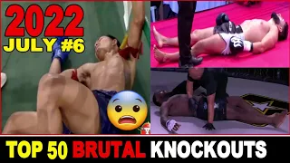 Top 50 MUAYTHAI•MMA•KICK•BOXING•KUN KHMER Knockouts👉JULY 2022 #6