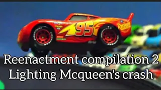 Reenactment compilation 2 - Lighting Mcqueen's crash