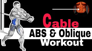 7 BEST CABLE ABS AND OBLIQUE WORKOUT | CABLE CRUNCHES | ROPE CRUNCHES