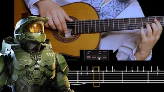 The Halo theme on classical guitar + TAB