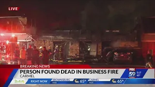 Multiple units respond to deadly fire at Carmel strip mall