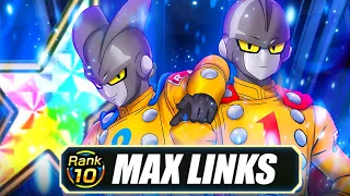 THEY'RE CRAZY! MAX LINKS LR GAMMA 1 AND 2 COMPLETE THE SUPER HEROES TEAM! (Dokkan Battle)