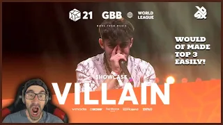 REACTION!!! | Villain 🇺🇸 | GRAND BEATBOX BATTLE 2021: WORLD LEAGUE | Wildcard Runner-Up Showcase