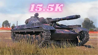 T-100 LT  15.5K Spot Damage World of Tanks , WoT Replays tank game