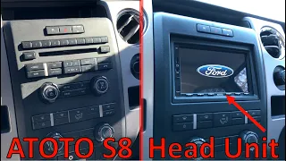 Atoto S8 Android Head Unit Review + Dash and Reverse Camera 2010 Ford F-150