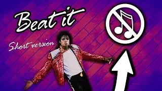 Michael Jackson - BEAT IT | Without Music | Short Version