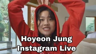 Full Hoyeon Jung Instagram Live