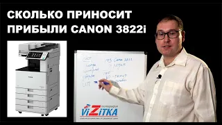 Доход типографии. Сколько приносит прибыли Canon 3822i