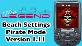 Nokta Makro Legend Beach Settings - Version 1.11 - The Pirate Mode - Metal Detecting Tips and Tricks