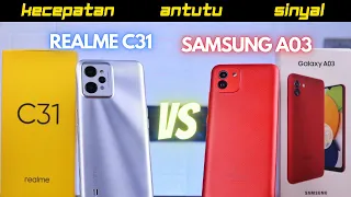 DUEL Realme C31 vs Samsung Galaxy A03 Indonesia, Smartphone TERJANGKAU Yang SEMAKIN BAIK!