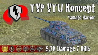 TVP VTU Koncept  |  5,7K Damage 7 Kills  |  WoT Blitz Replays
