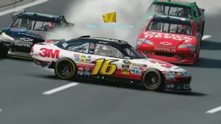 NASCAR THE GAME Inside Line Talladega Huge Crash