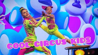 Cool circus kids. Acrobatic performance - "Playing with a doll"(Tamelo Evelina and Nastya Zhovner).