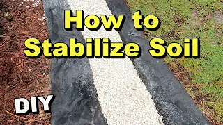 Stabilizing Soil with Geo Fabric Driveway