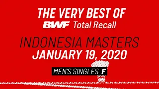 BWF Total Recall | Ginting ends title drought in front of his home crowd | BWF 2020