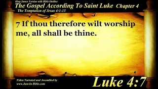 Gospel of Luke Chapter 4 - Bible Book #42 - The Holy Bible KJV HD Audio-Text Read Along