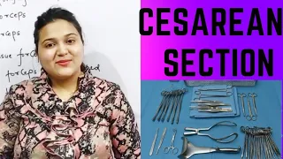 Cesarean Section ||. Explanation in Hindi|| For medical students||