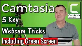 Camtasia 2021-5 great webcam tricks & green screen #camtasia #camtasiawebcam