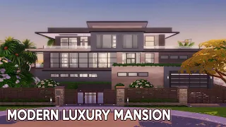 Modern Luxury Mansion (for Celebrity) | The Sims 4 | No CC | Stop Motion Build