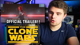 Star Wars: The Clone Wars | Official Trailer Reaction! - LOOKS INSANE!!