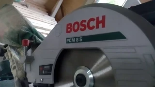 Торцовочная пила "Bosch PCM 8 S" часть 2. Как есть