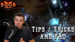 Diablo 2 Resurrected - Tips, Tricks, and Frequently asked Questions  !!!