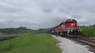 RJ Corman SD40-2 6249 Leads Nashville & Eastern Rock Train NE01 on 8/15/22 (Part 4)