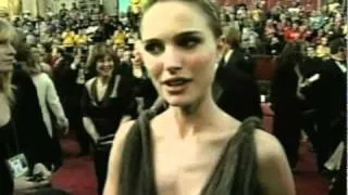 Jamie Foxx and Hilary Swank at the 2005 Academy Awards