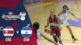 Costa Rica v El Salvador -- Full Game - Centrobasket U17 Women's Championship 2019