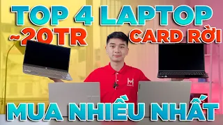 TOP 4 Laptop có Card rời ~20 Triệu - Được mua nhiều nhất | LaptopWorld