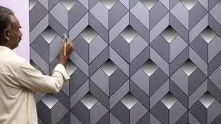 optical illusion 3d wall painting | Bedroom wall paint design ideas | wall design | interior design