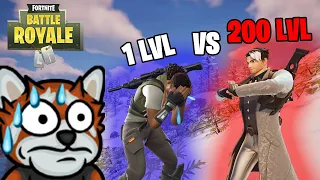 1 LEVEL VS 200 LEVEL w FORTNITE