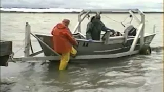 Set Net Salmon Fishing from Skiff - Coffee Point near Egegik, Alaska