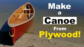 Can You Make a Canoe from Plywood? DIY Quick Canoe. Plywood Cheap Canoe Build