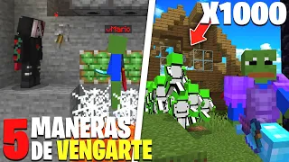 5 MANERAS de VENGARTE de TUS AMIGOS en Minecraft con @vmario_yt