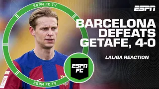 LALIGA Reaction ⚽ Barcelona blanks Getafe, Atletico Madrid draws vs. Almeria | ESPN FC