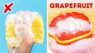 GENIUS CLEANING HACKS WITH NATURAL INGREDIENTS || 5-Minute Recipes For Cleaning!