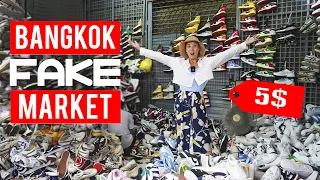 FAKE MARKET IN BANGKOK, Thailand 🇹🇭  | Pratunam market