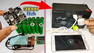 How To Convert Lead Acid Battery Into Lithium Battery With Power Bank