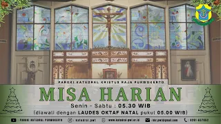 Laudes Oktaf Natal & Misa Harian - Selasa, 28 Desember 2021 - 05.00 WIB - Katedral Purwokerto