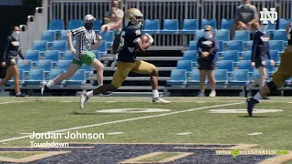 Notre Dame Football Practice Clips — Day 5