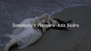 Somebody's Pleasure - Aziz Hedra speed up (lyrics terjemahan) Soul try to figure it out from where