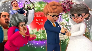Scary Teacher 3D   Happy Wedding   Nick Love Tani Part 7   VMAni Funny