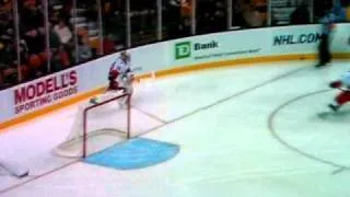 Boston Bruins score 3 shorthanded goals on same power play against Carolina Hurricanes  4/11/10