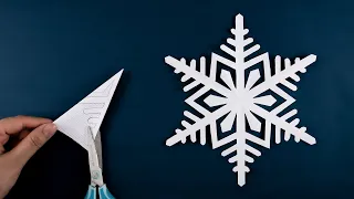 Paper Snowflakes #09 - How to make Snowflakes out of paper - DIY Christmas decoration ideas