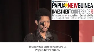 Young tech entrepreneurs in Papua New Guinea