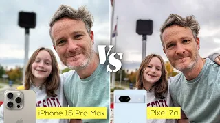 iPhone 15 Pro Max versus Pixel 7a