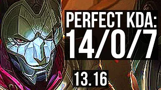 JHIN & Karma vs KAI'SA & Thresh (ADC) | 14/0/7, 3.0M mastery, Legendary | EUW Master | 13.16