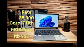 Tecno Laptop MegaBook T1 i7 11th Gen, 16GB 1TB SSD Unboxing Video