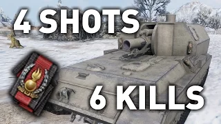 World of Tanks || 4 Shots, 6 Kills...